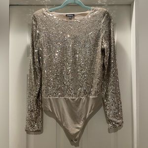 Express Sequin Bodysuit